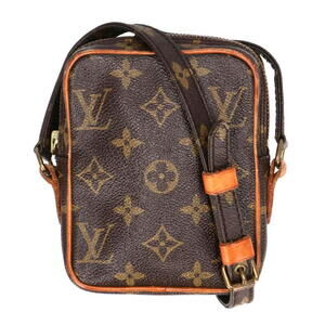 Louis Vuitton Danube Monogram Crossbody Bag Brown